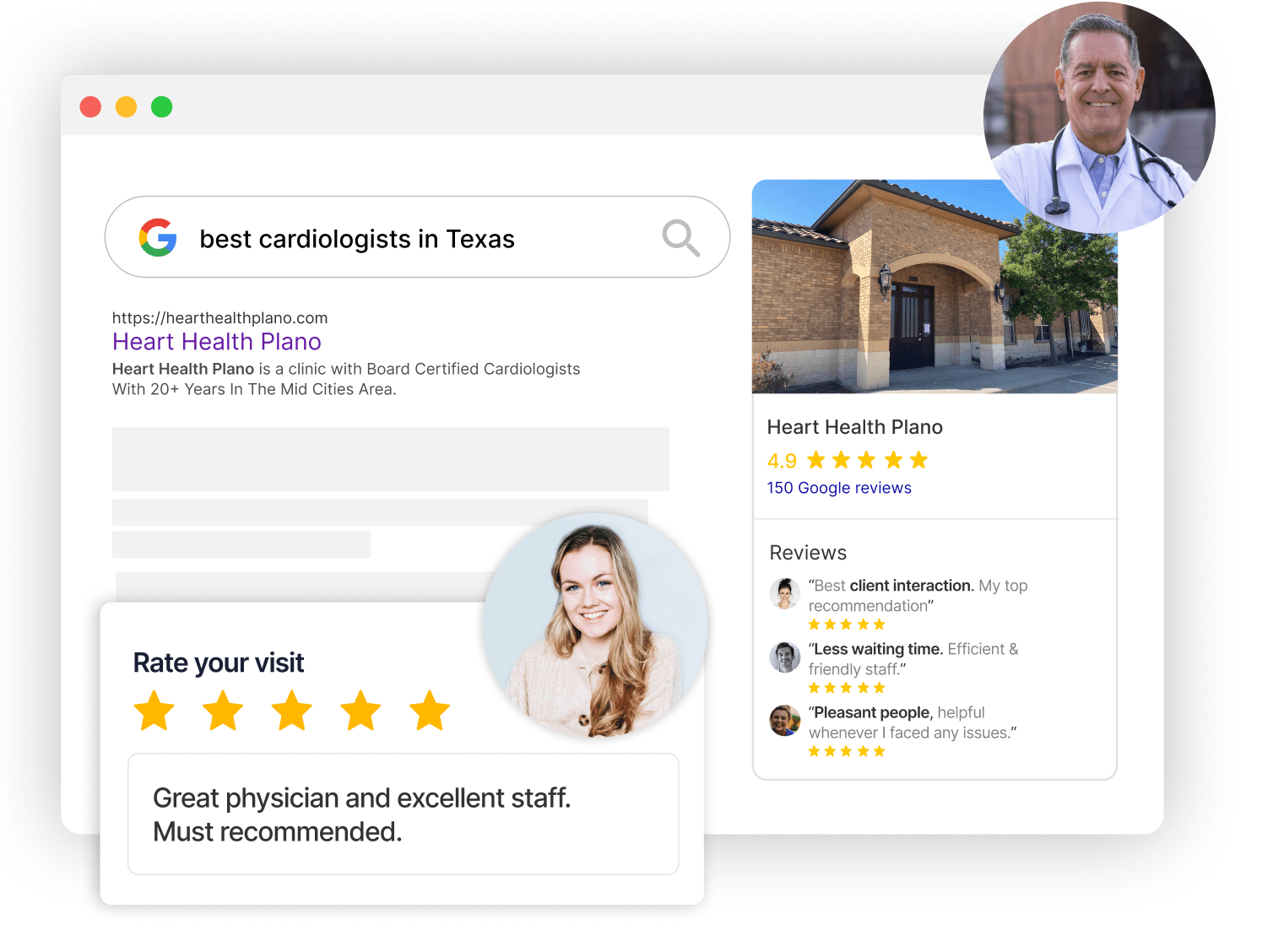 Use our free review tool, increase online reviews in google and get more patients for free