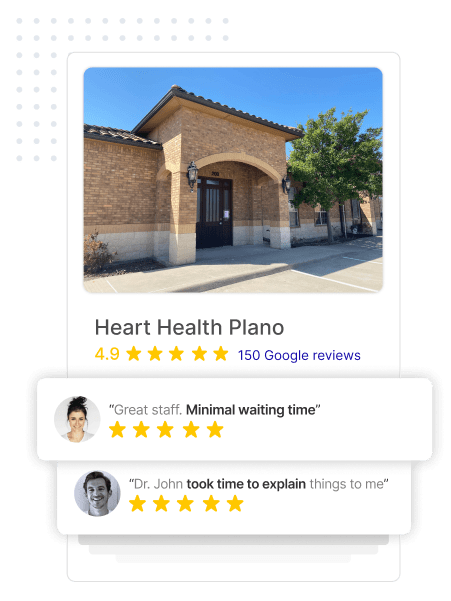 Improve online reviews on Google and get more patients with Trillium Health using our online review feature